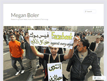 Tablet Screenshot of meganboler.net